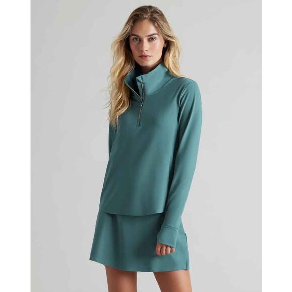Rhone Green Sea Course to Court 1/4 Zip - Picture 1 of 6